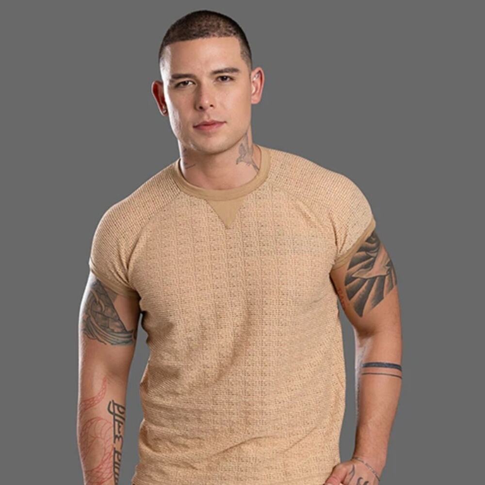 Andrew Christian Ibiza Energy Capsule Collection Tee Tan Medium - Picture 3 of 14